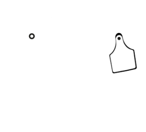 DairyTrace logomark inverse white